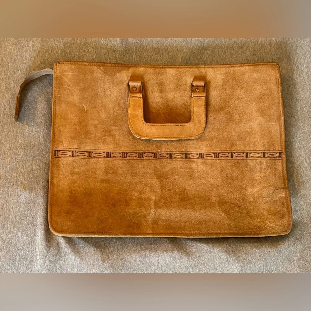 West Africa Ouagadougou Burkina Faso Vintage Leather Bag by Burkinabé Leather
